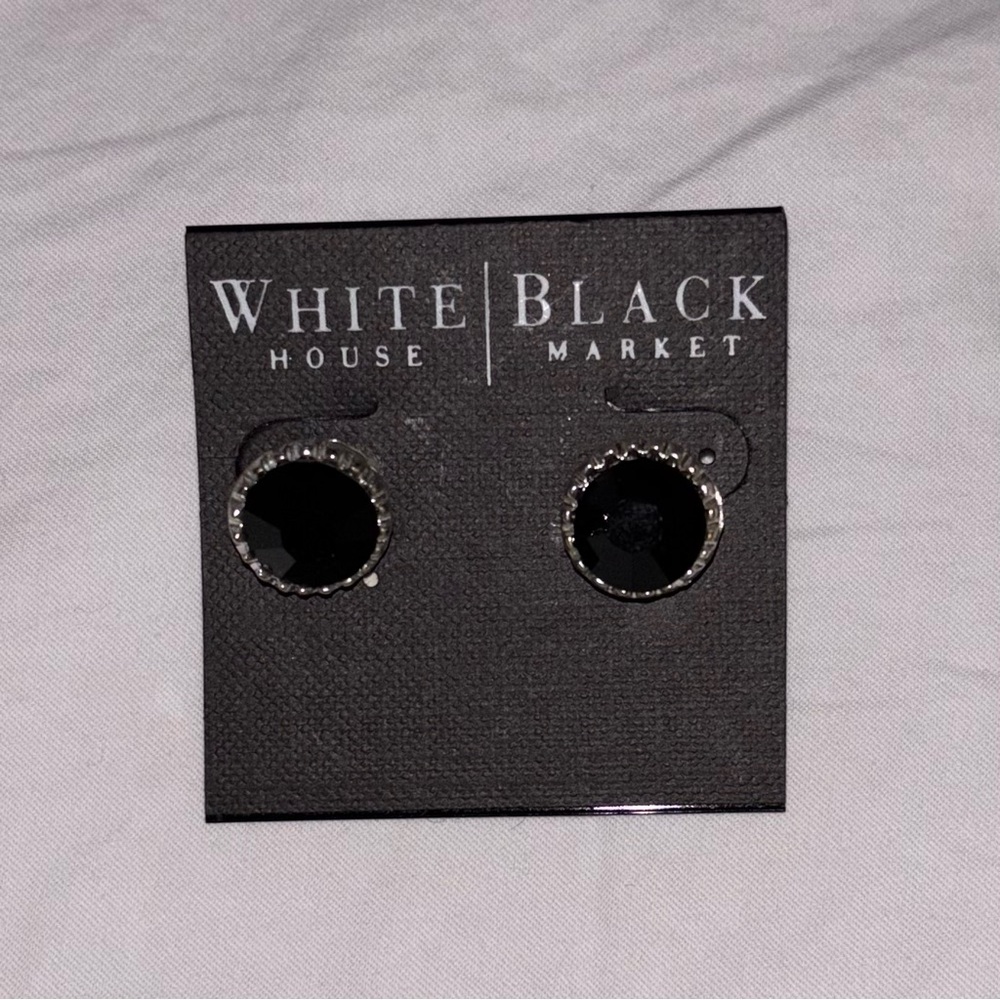 White House Black Market Black and Silver Necklace Set - Picture 4 of 9